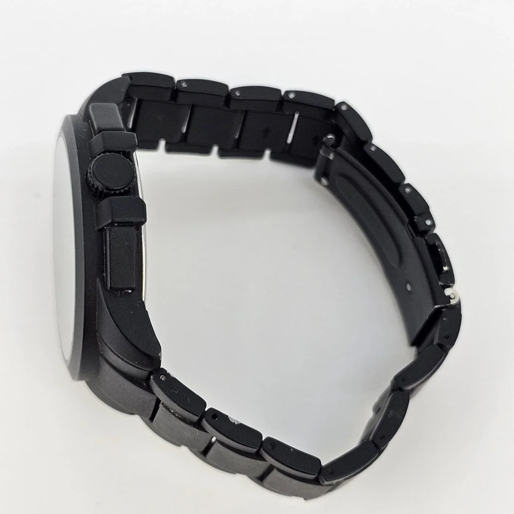 Rocawear Men's Watch 45MM Black Dial Black Bracelet Band‎ 7